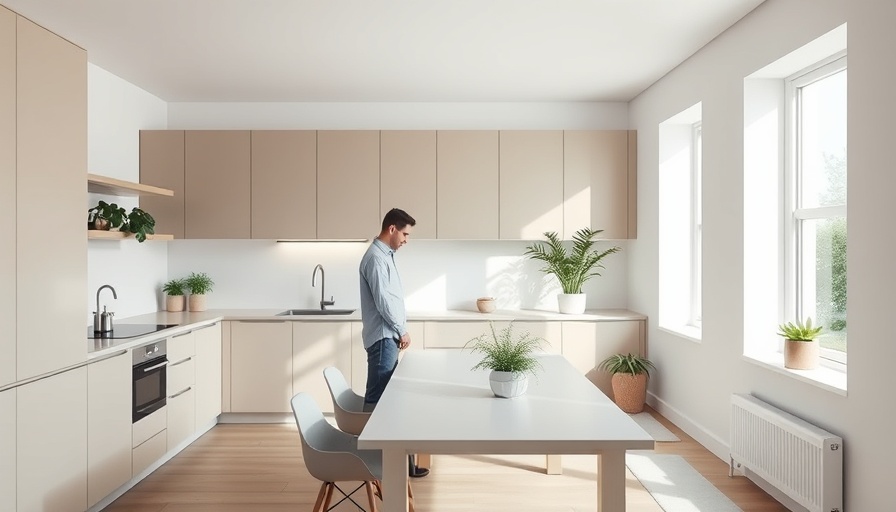Modern kitchen remodeling with minimalist design features.