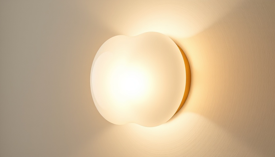 Elegant pillowy glass wall sconce with smooth design.