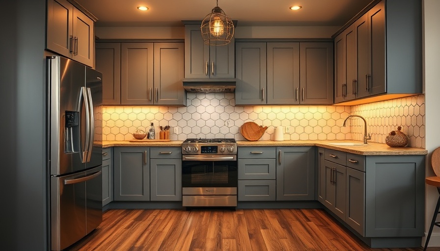 Updated kitchen featuring stainless steel appliances and modern design elements.
