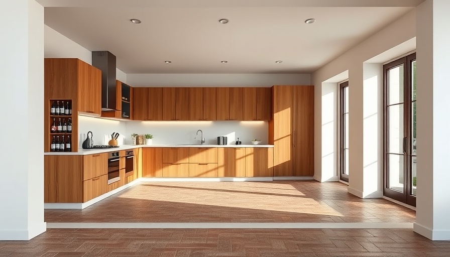 Minimalistic kitchen remodel with open-concept design.