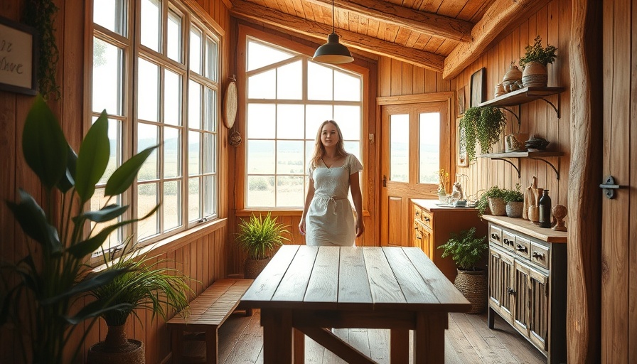 Barn-Turned-Tiny Home with cozy wooden interior and natural light.