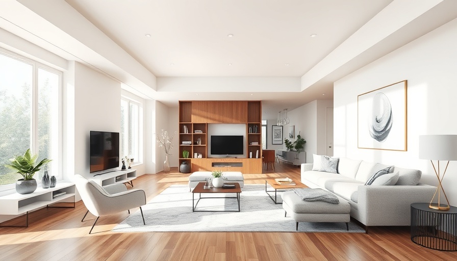 Modern interior design showcasing stylish remodeling.