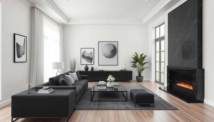Neutral decor with quiet patterns in an elegant living room.