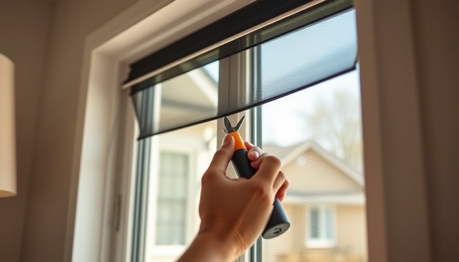 Person removing window screen; how to remove screen from window