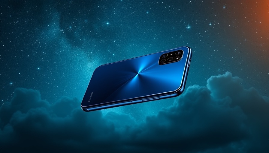 Honor Magic 5 Pro review: Smartphone against starry night sky.