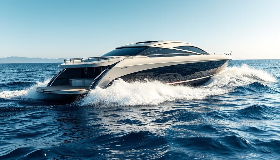 High-performance yachts slicing through waves on open ocean
