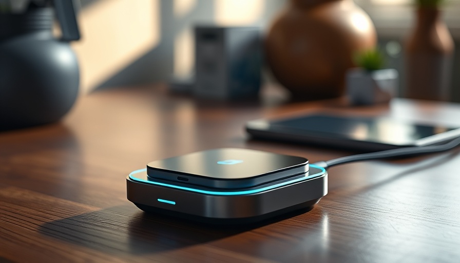 BLUETTI Charger 1 on desk in natural light for review.