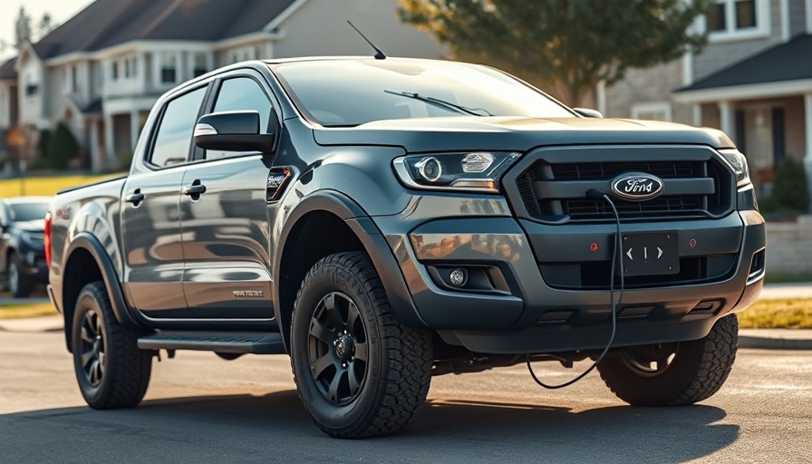 Dual battery system components for Ford Ranger in an outdoor setting.