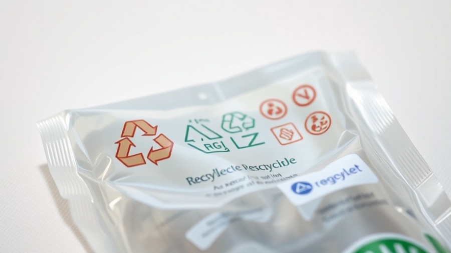 Recyclable plastic packaging highlighting FFP barriers to recycling.