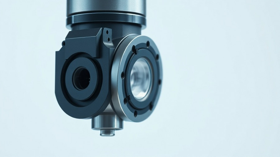 High-tech drill head symbolizing the future of automotive production.