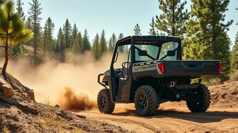2026 Ranger XD 1500 NorthStar off-roading in forested terrain.