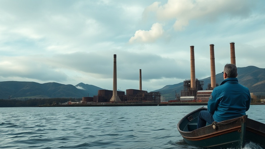 Industrial scene illustrating China's investment in Indonesia's coal fleet.
