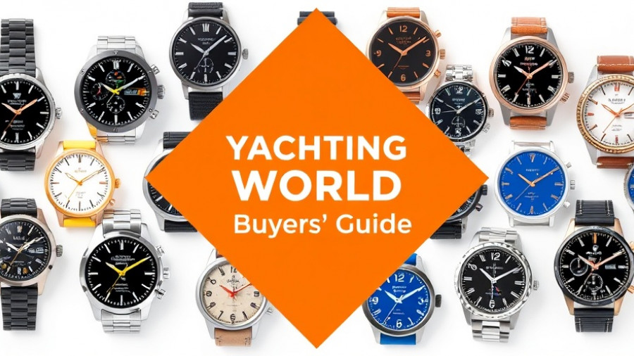 Best sailing watch selection featured in a buyers' guide collage.