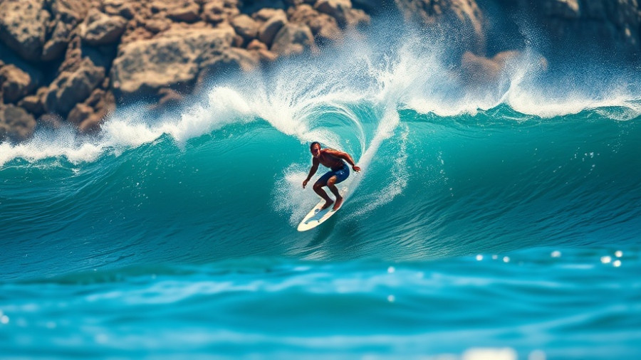 Surfer mastering a wave at APP World Tour Gran Canaria 2025