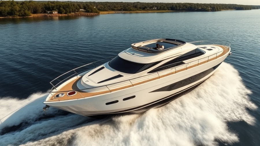 Maritimo M60 yacht cruising on a sunny day, sleek and modern design.