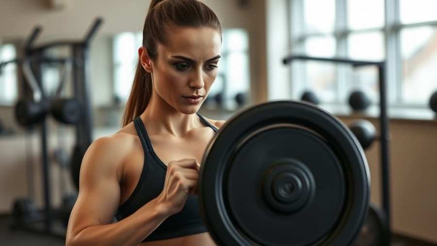 Woman performing leg workout for strength in gym setting.