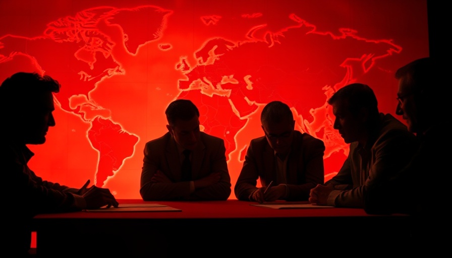 CCDH inquiry meeting with figures around table and world map backdrop.