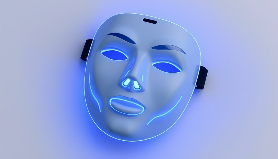 Futuristic LED face mask for Black Friday deals