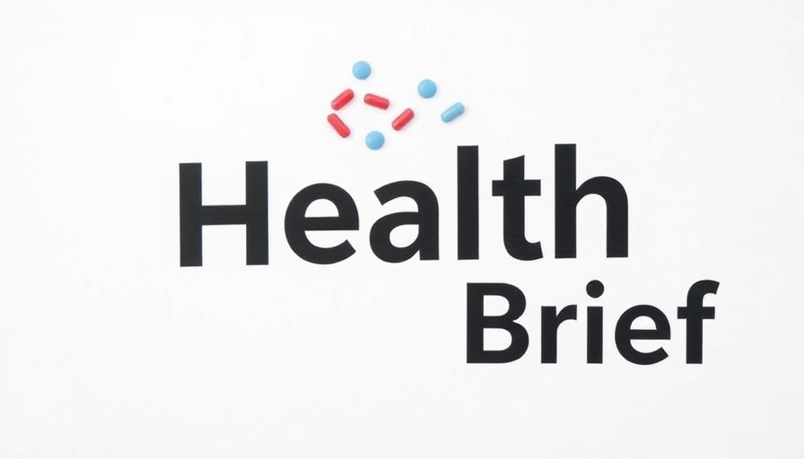 Medicare Advantage health news brief graphic with pills on white background.