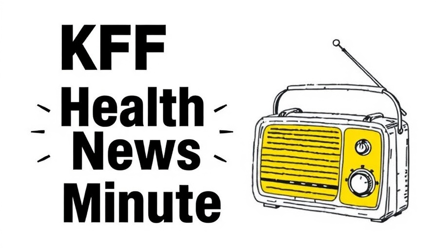 Vintage radio in healthcare updates audio theme illustration.