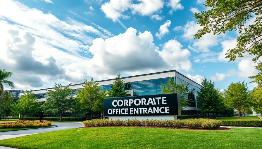 Sanofi corporate sign in green campus highlighting healthcare sector.