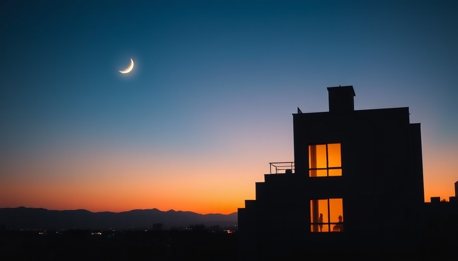 Zodiac Sleep Routines serene evening with crescent moon.