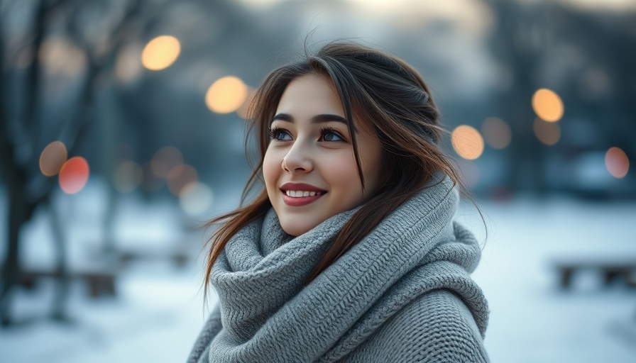 Young woman smiling warmly outdoors, related to dementia prevention.