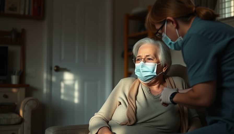 Homebound seniors care with medical assistance.