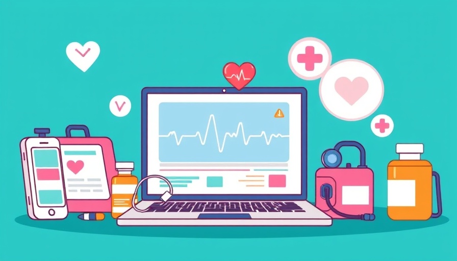 Healthcare technology illustration depicting Medicaid cuts California