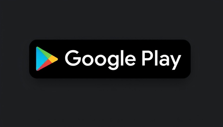 Google Play Store app download button