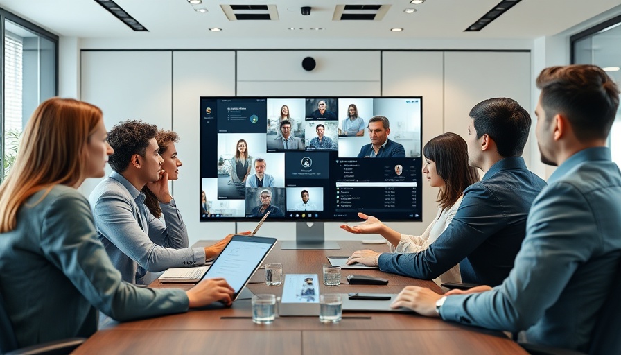 Virtual meeting with experts discussing AI-enabled devices.