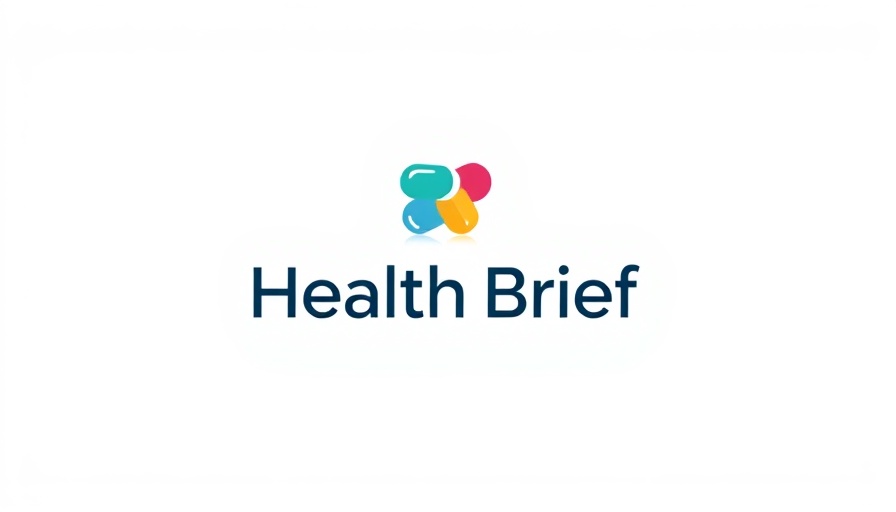 Health Brief logo with pills, health news branding.