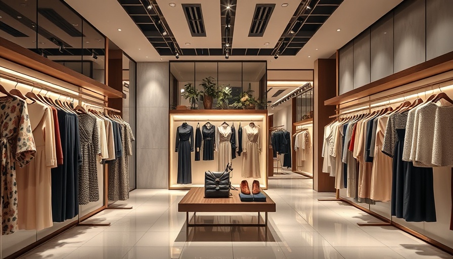 Stylish women's clothing store interior, Paytm Sale display.