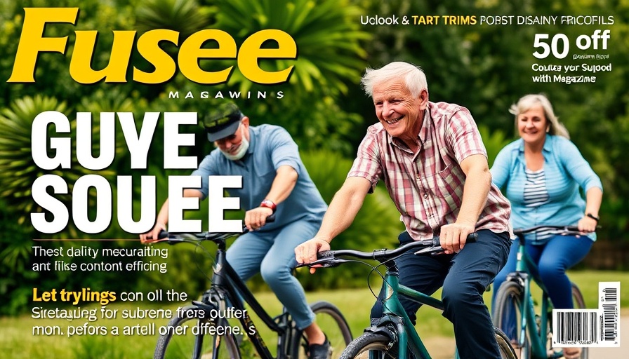 Magazine cover promoting healthy aging with subscription offer.