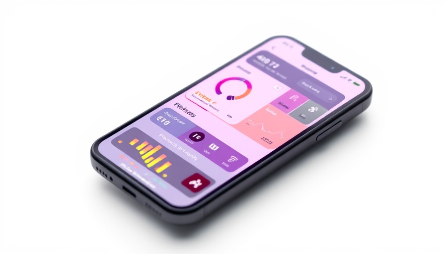 Vision Pro enhancements for fitness app interface on smartphones.