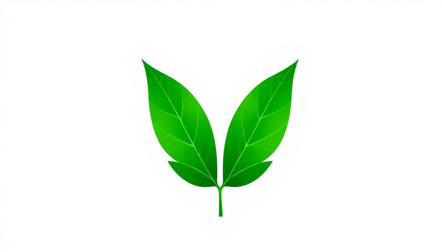 Geometric green leaf icon related to heat-related deaths Mexico