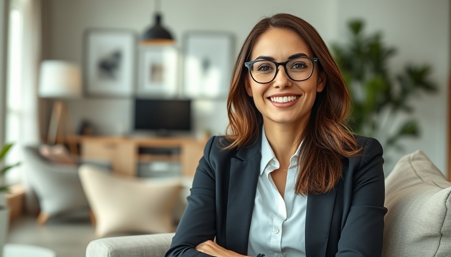Woman discussing black coffee benefits in cozy living room.