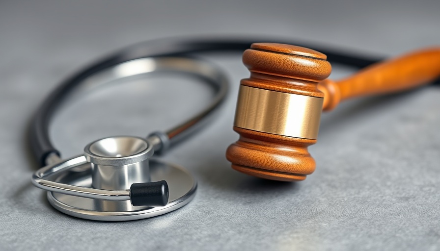 Healthcare legal issues with gavel and stethoscope for ACA enrollment block.