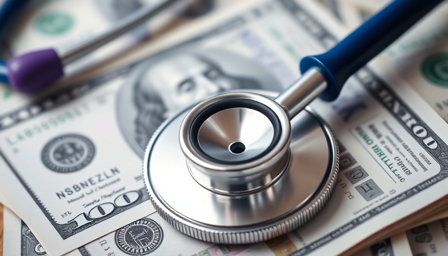 Healthcare Policy concept with stethoscope on dollar bills.