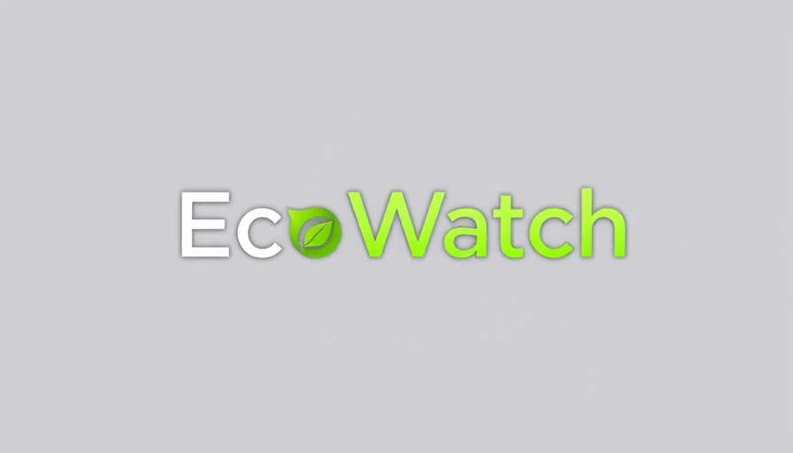 EcoWatch logo minimalist design illustration