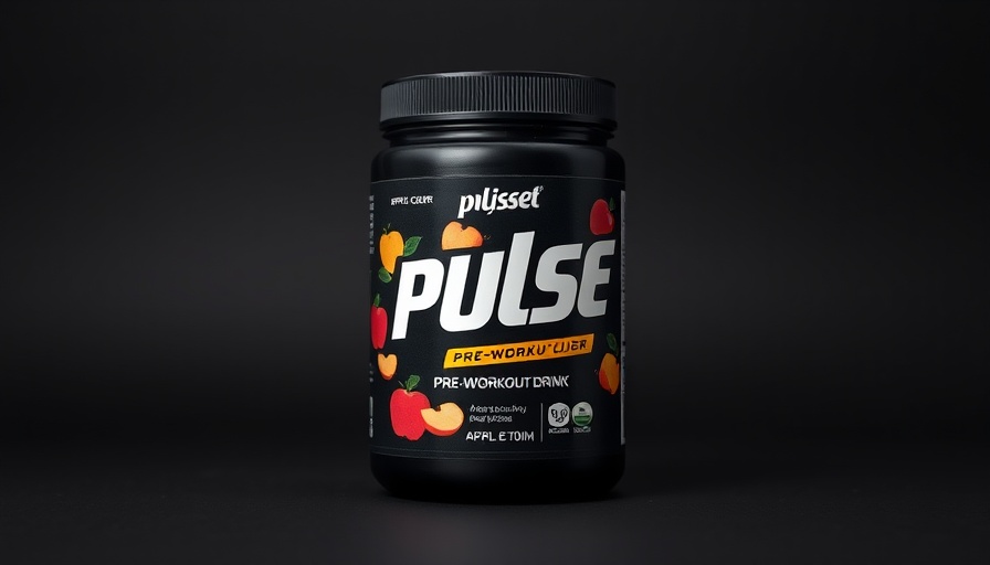 Pulse pre-workout supplement for kettlebell training, apple cider flavor