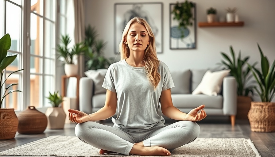 Serene woman in cozy living room, strengthening relationships.