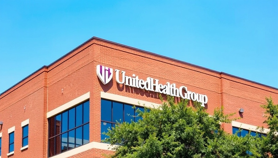 UnitedHealth Group building under clear sky, UnitedHealth Amedisys merger.