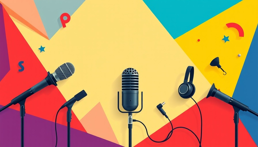 Abstract illustration on public health topics with media symbols