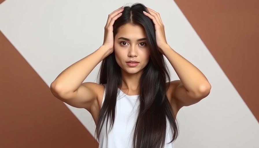 Healthy hair with a focus on hair growth serum results