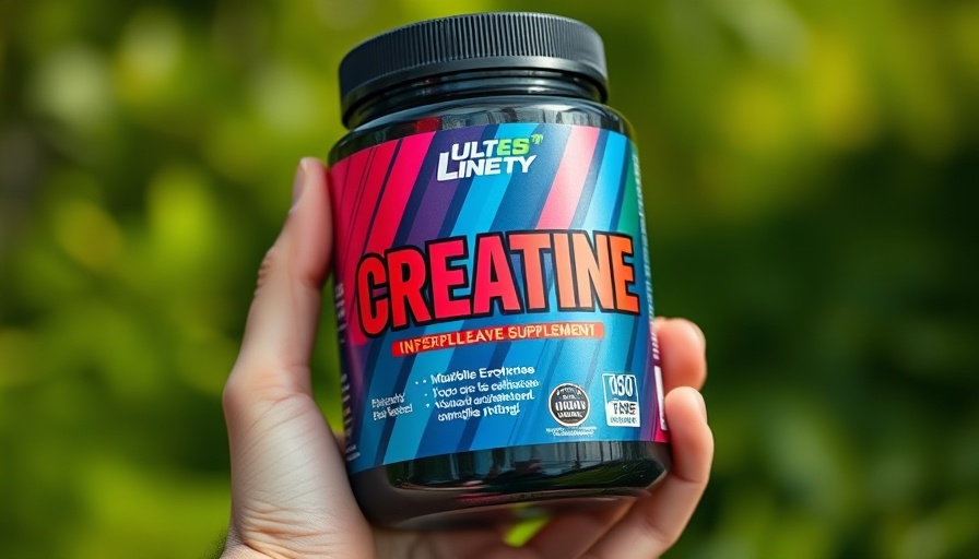 Close-up of Creatine supplement for comparison.