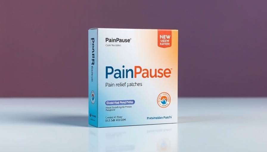 PainPause natural drug-free patch packaging.