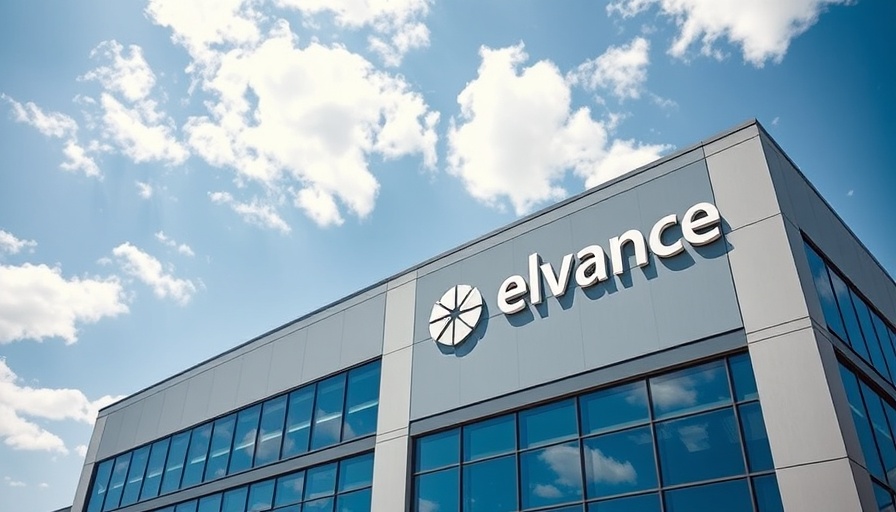 Elevance Health corporate building under a blue sky.