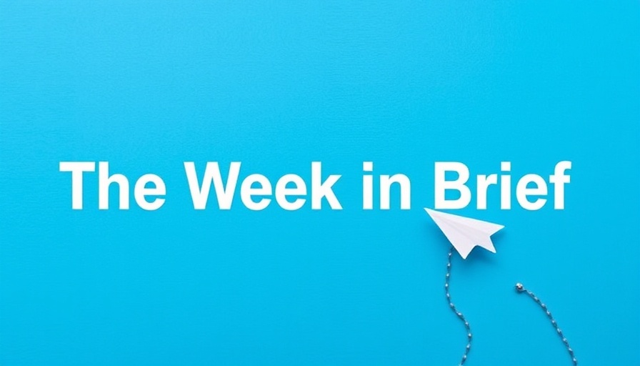 The Week in Brief graphic with KFF Health News logo.