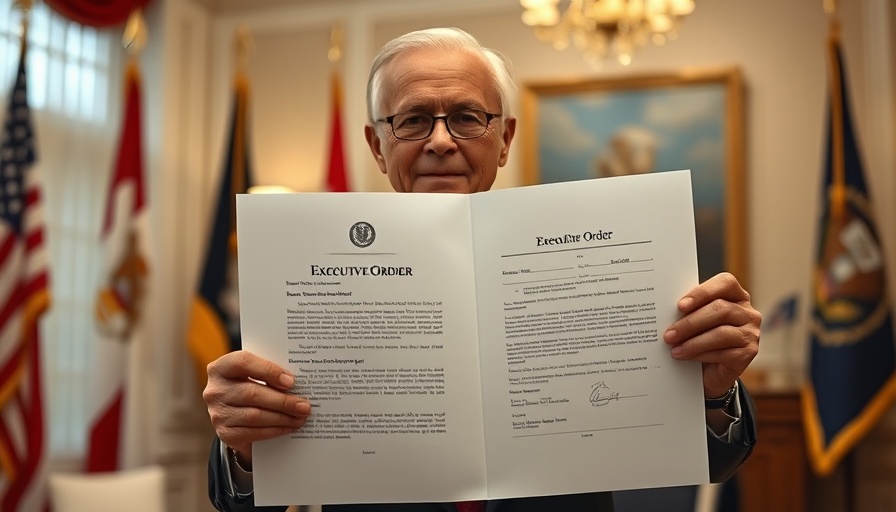 Executive order signing related to transgender health care in an official setting.